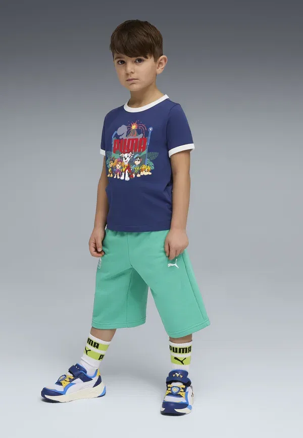Футболка с принтом Paw Patrol Ringer-t-Shirt Puma Blue Jewel, синий — фото 3