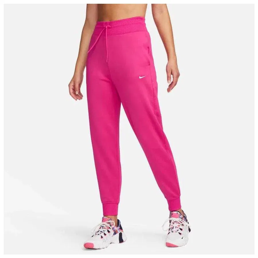 Спортивные штаны-джоггеры с высокой посадкой One Therma Fit Nike, Зеленый — фото 4