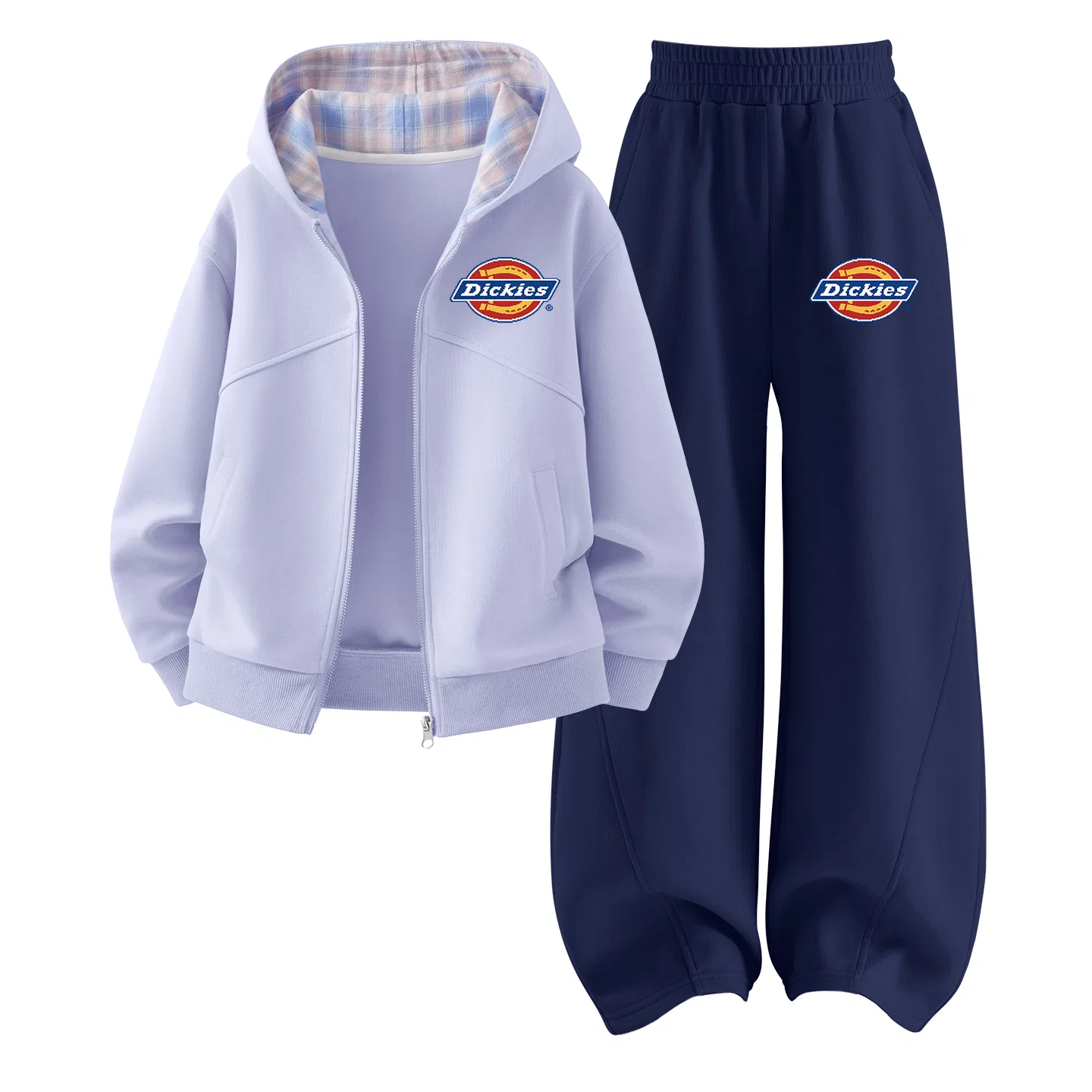 Детский комплект из худи и брюк Dickies, Sise Pixel K Twilight Mountain Purple/Navy Blue