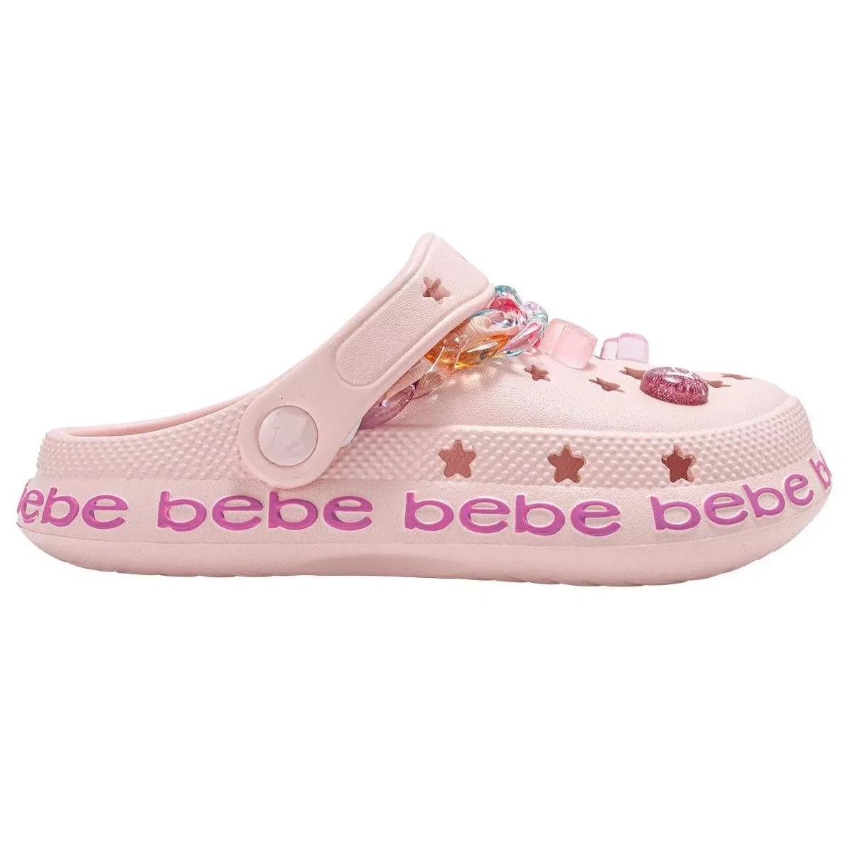 Детские сабо для девочек из ЭВА Bebe, Sand — фото 2