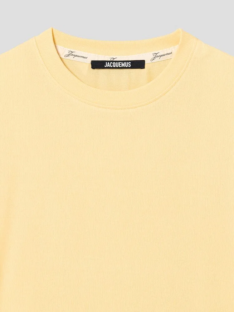 Футболка с коротким рукавом Le Tshirt Ventadou JACQUEMUS, Light Yellow — фото 3