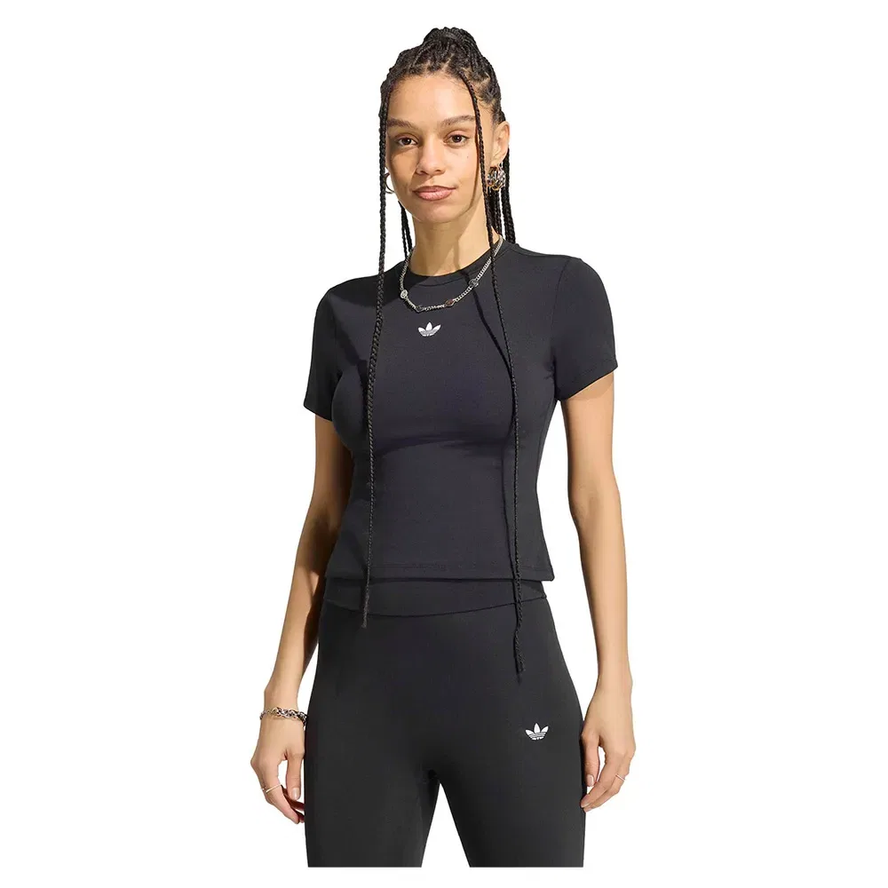 Женская футболка с коротким рукавом Adidas Originals Essentials Polyester, Black
