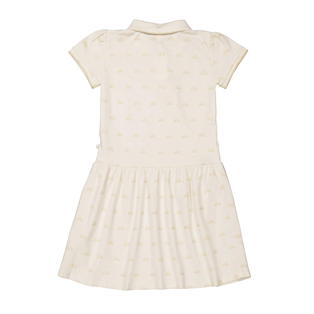 Платье-поло с принтом Angel Wing Kids Angel Wing Printed Polo Dress Marie Chantal, White — фото 3