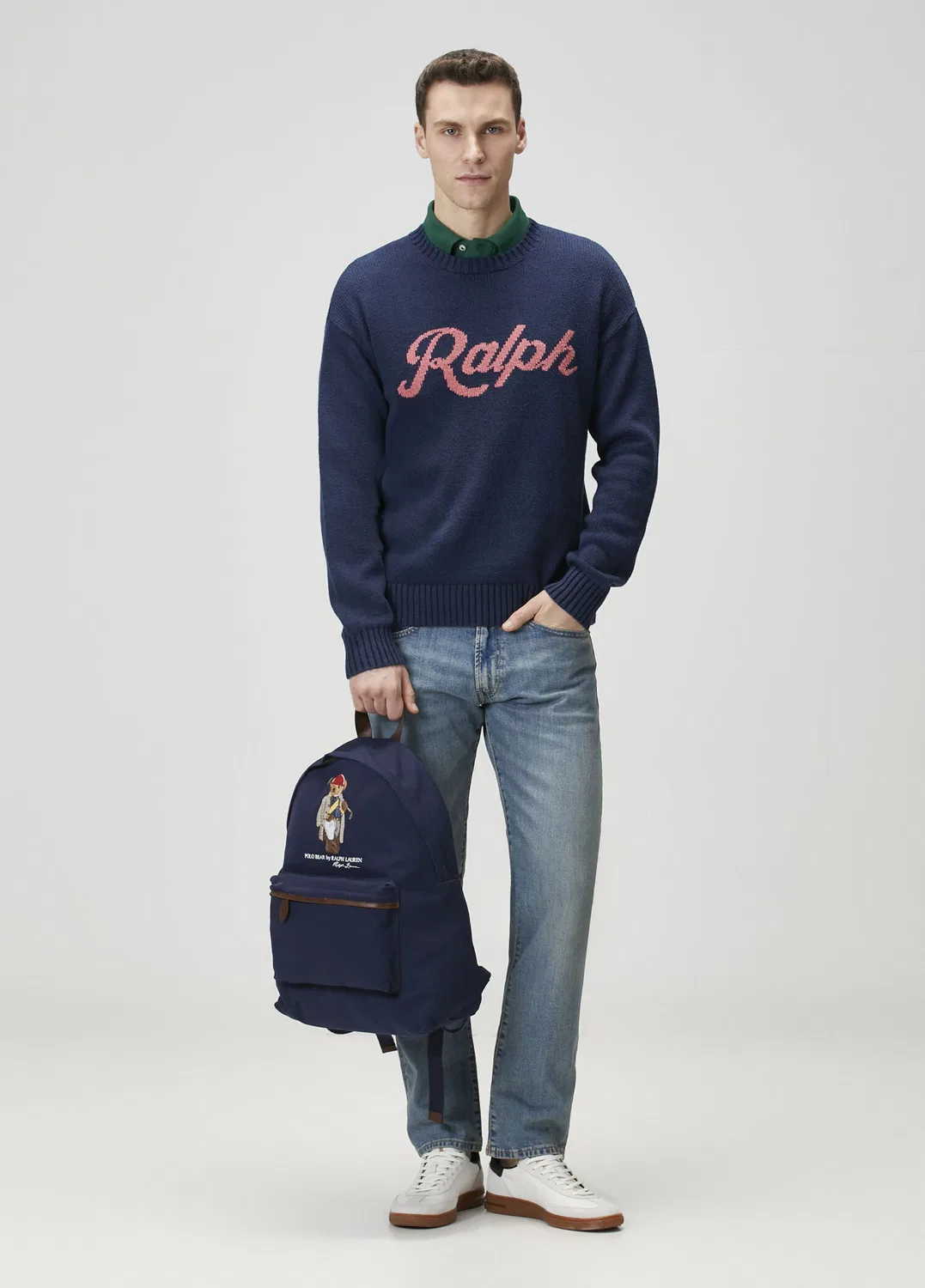 Казак Polo Ralph Lauren Lacivert Logolu Keten, navy — фото 2