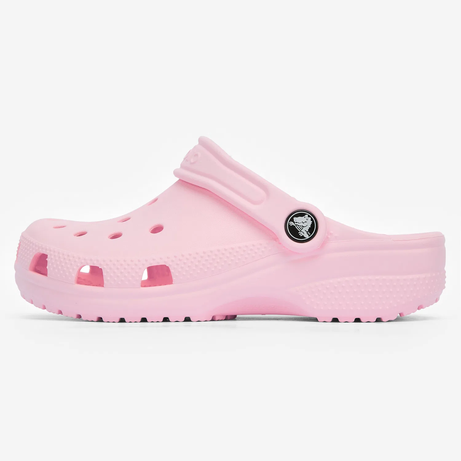 Детские шлепанцы-клоги Crocs Classic Pink, Цвет Hellrosa — фото 4