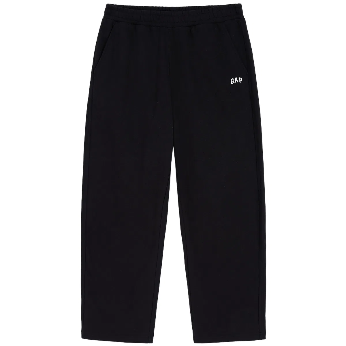 Мужские брюки прямого кроя из трикотажа GAP, Black