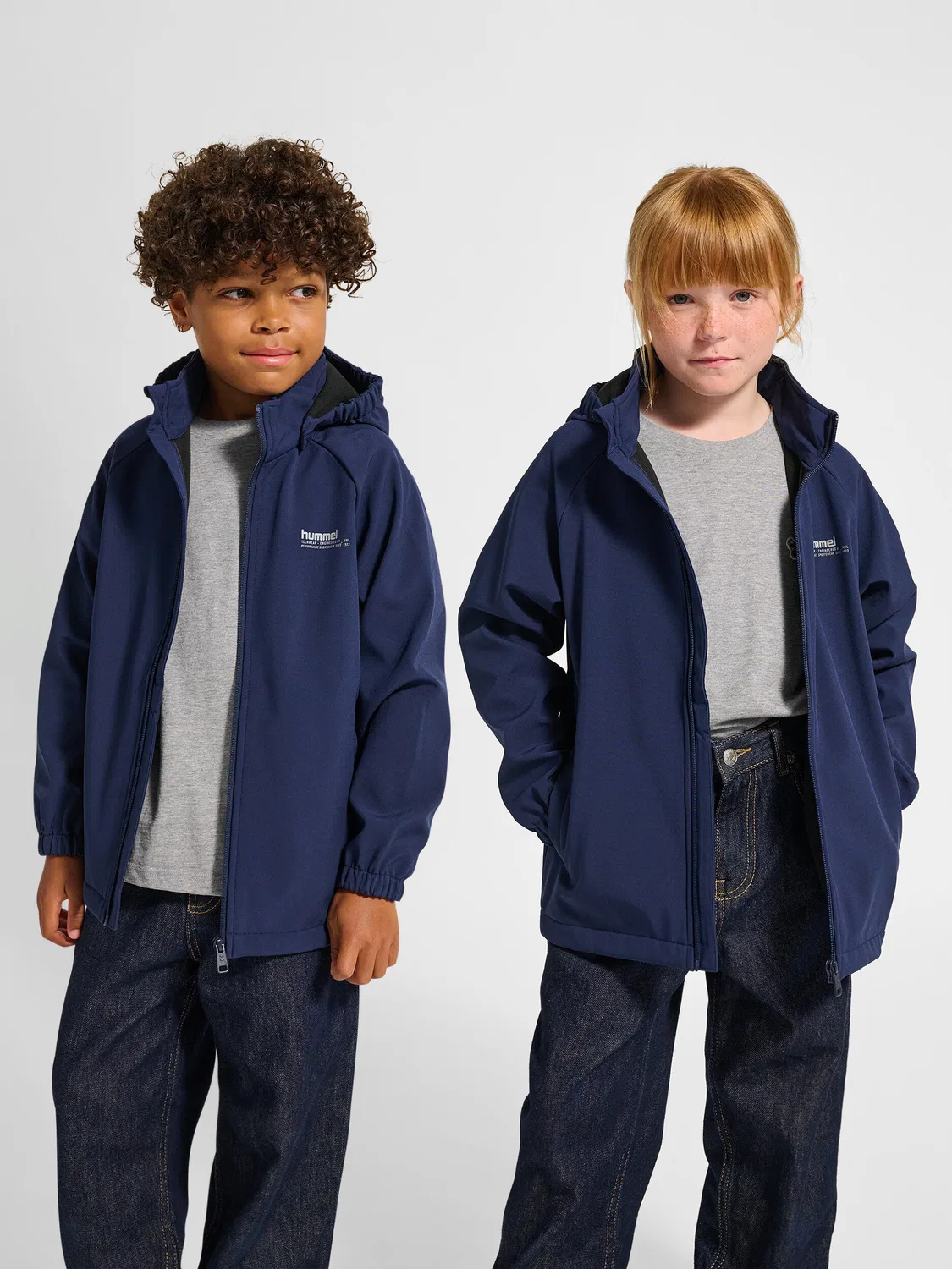 Детское пальто свободного кроя Hmljr Loose Hummel, Navyblau