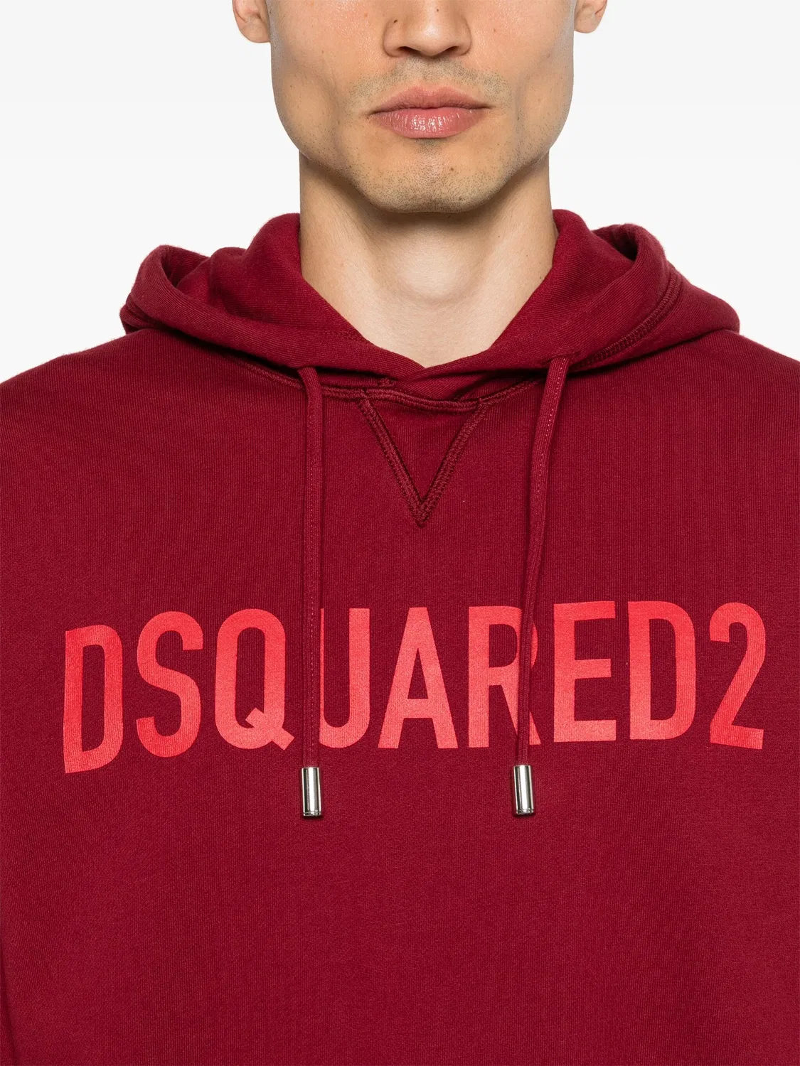 Толстовка с логотипом в стиле Cool Fit DSQUARED2, красный — фото 3