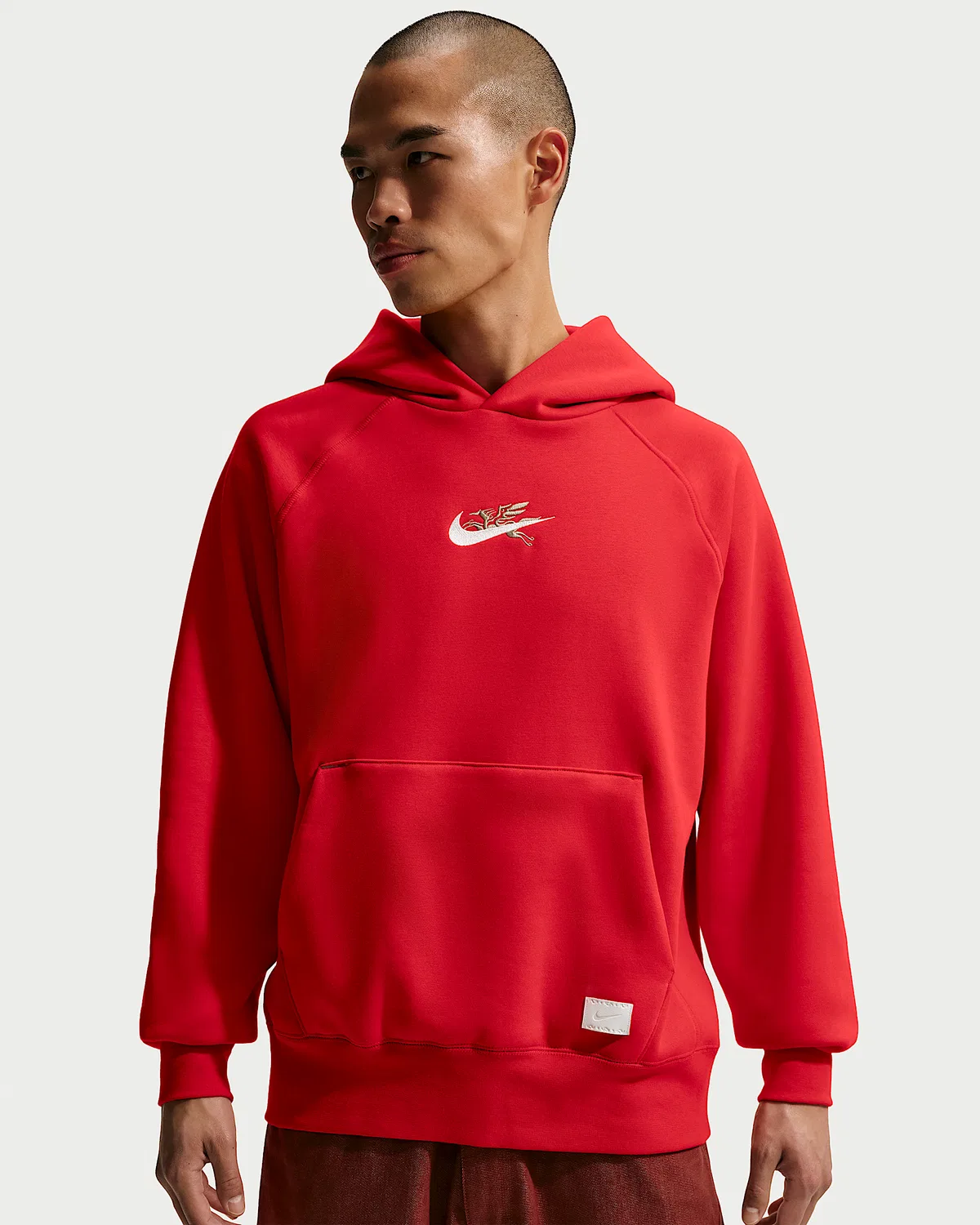 Мужское флисовое худи Nike Sportswear LNY, University Red