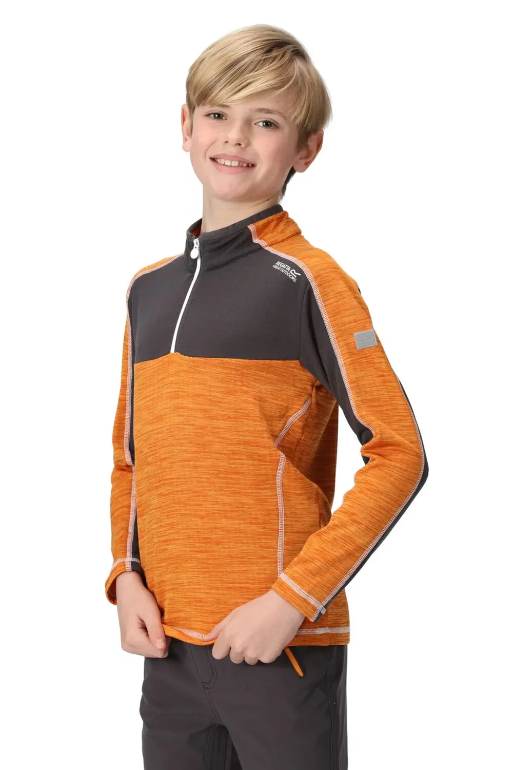 Флисовая кофта Hewley half zip Regatta, Orange — фото 2