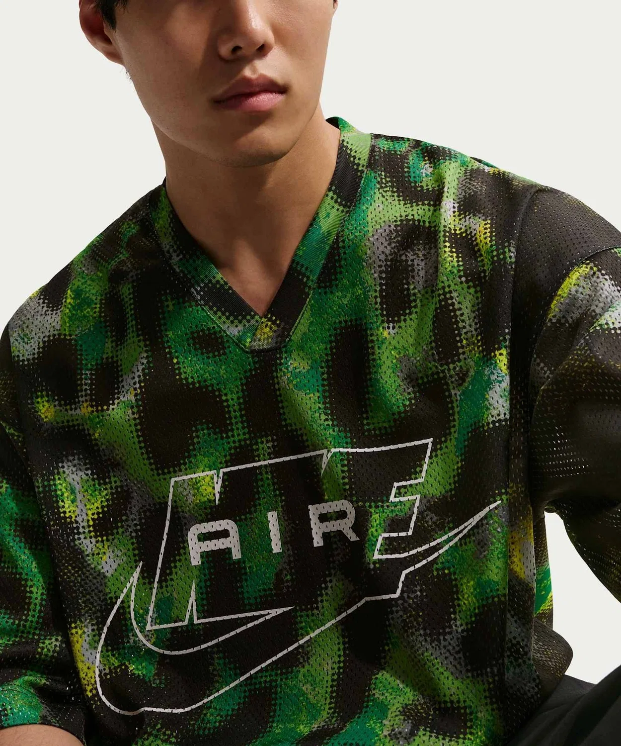 Мужская футболка-джерси с принтом Nike Air Mean Green NIKE, Green — фото 4