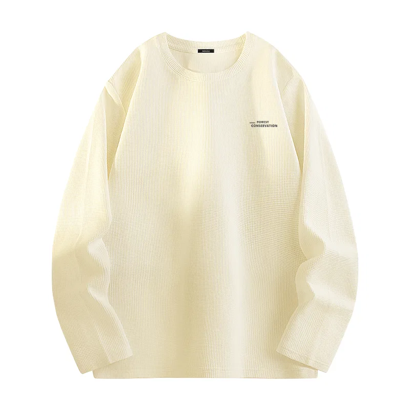Футболка детская с принтом Protective Forest Chest Logo MINISO, Light Beige