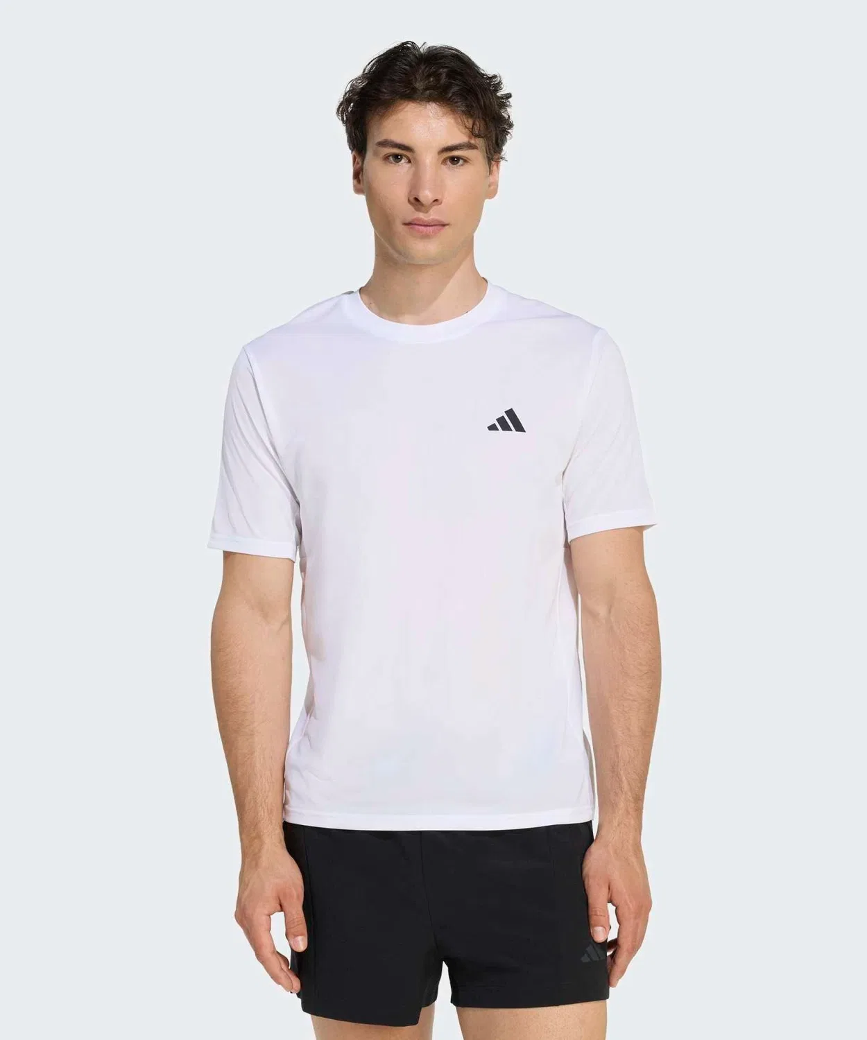 Мужская футболка с коротким рукавом Adidas Workout Essentials Base T-Shirt, Белый
