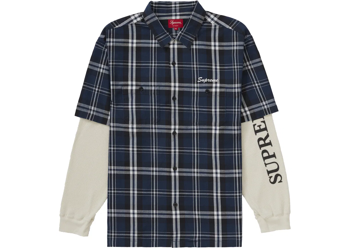 Мужская рубашка с принтом Supreme Shirt, Plaid
