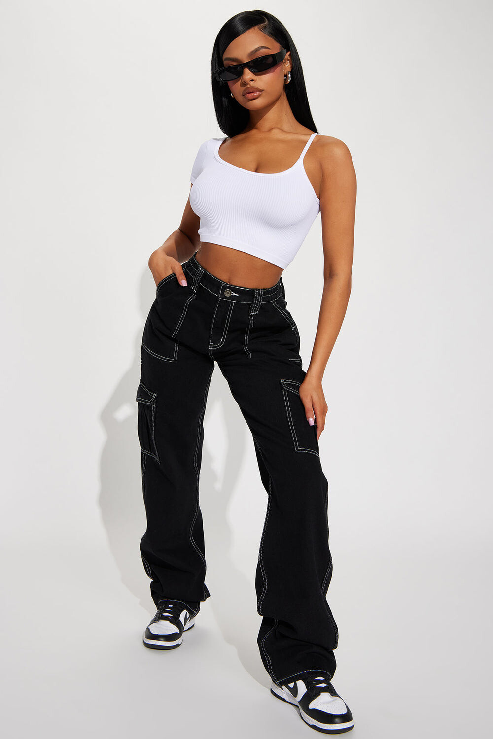 

Джинсы Fashion Nova ZDJ1056T, черный