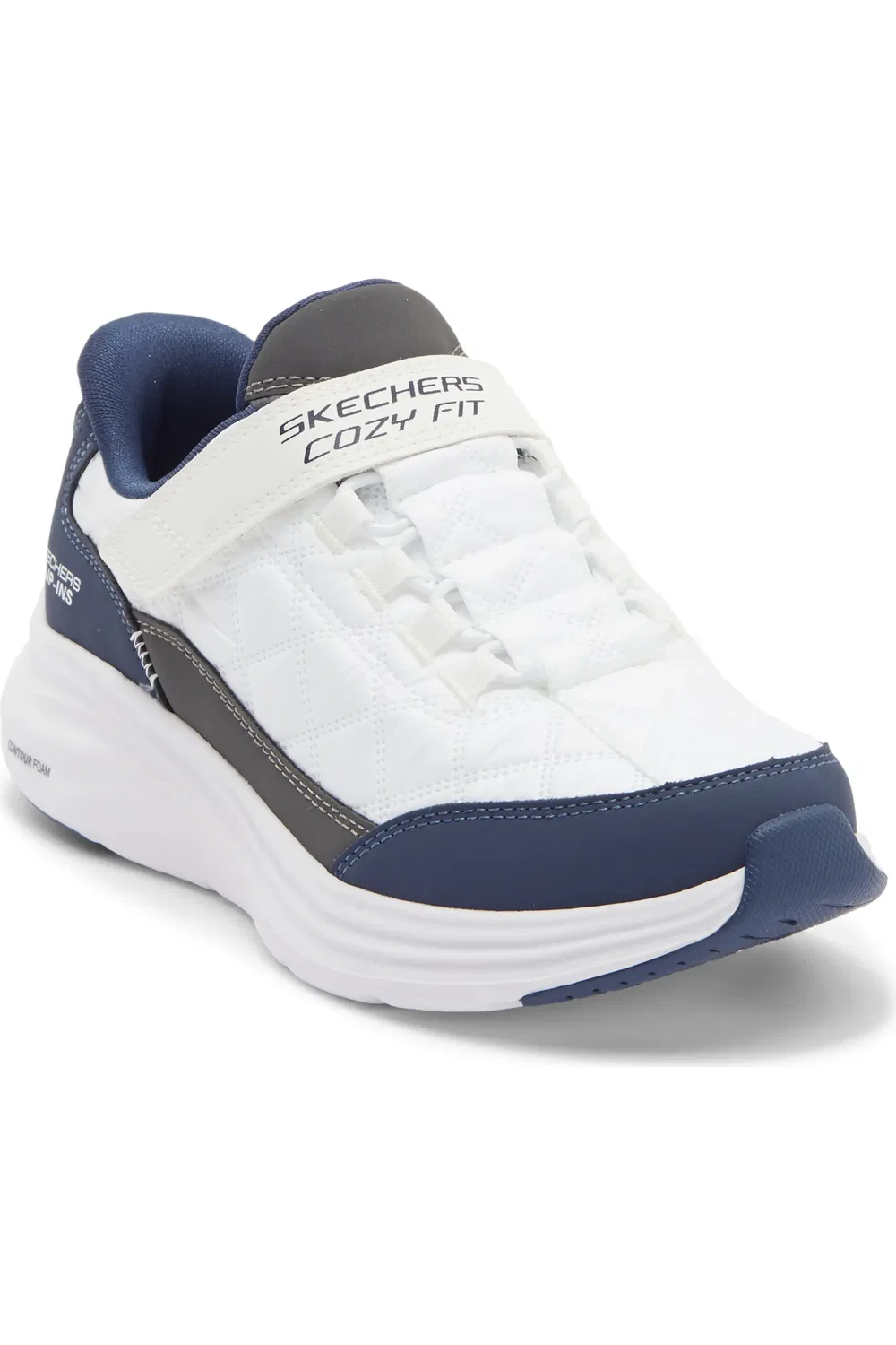 Кроссовки детские с контурной пеной Contour Foam SKECHERS, белый/темно-синий