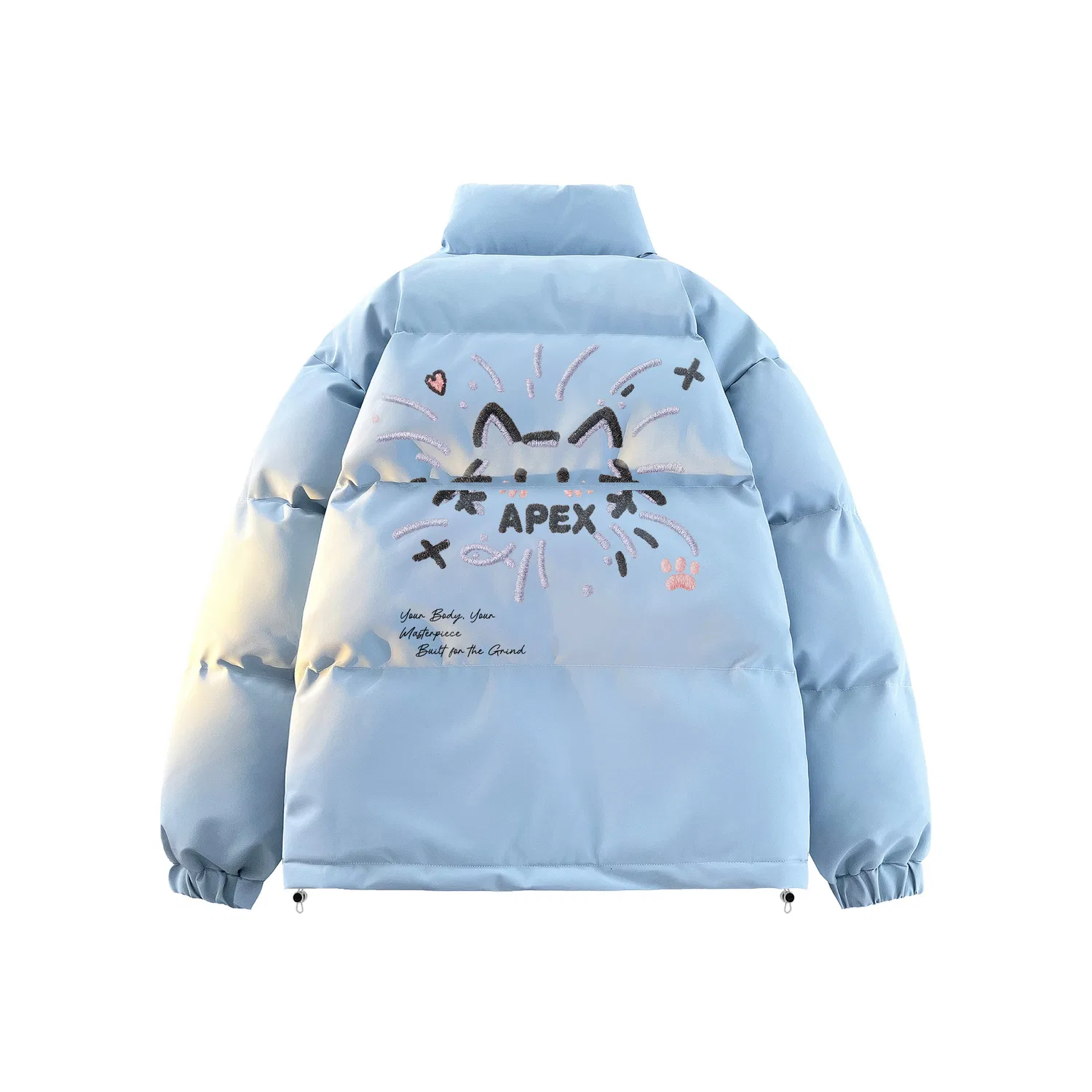 Детское утепленное пальто-пуховик Blue Puffer Jacket Unisex MUSCLETECH