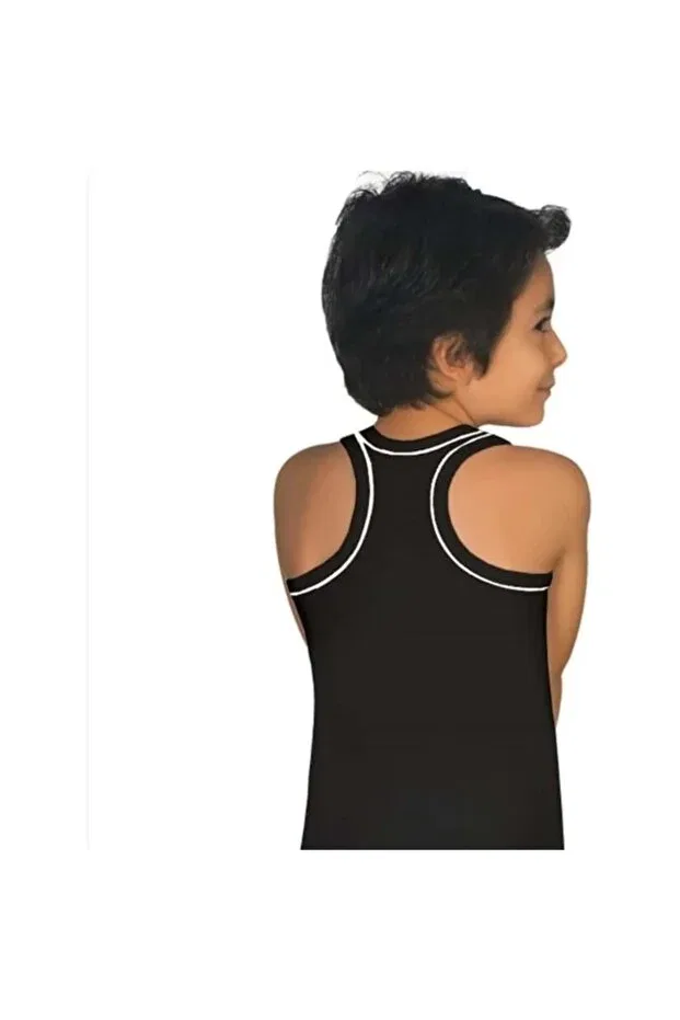 Детский лонгслив для мальчиков хлопковое Rambo Undershirt Tutku, Black