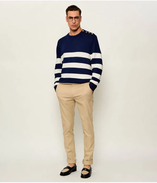 Мужской джемпер свободного кроя DC Breton Tommy Hilfiger, Blu Marino — фото 2