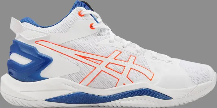 

Кроссовки gel burst 26 'white shocking orange' Asics, белый, Белый;серый, Кроссовки gel burst 26 'white shocking orange' Asics, белый