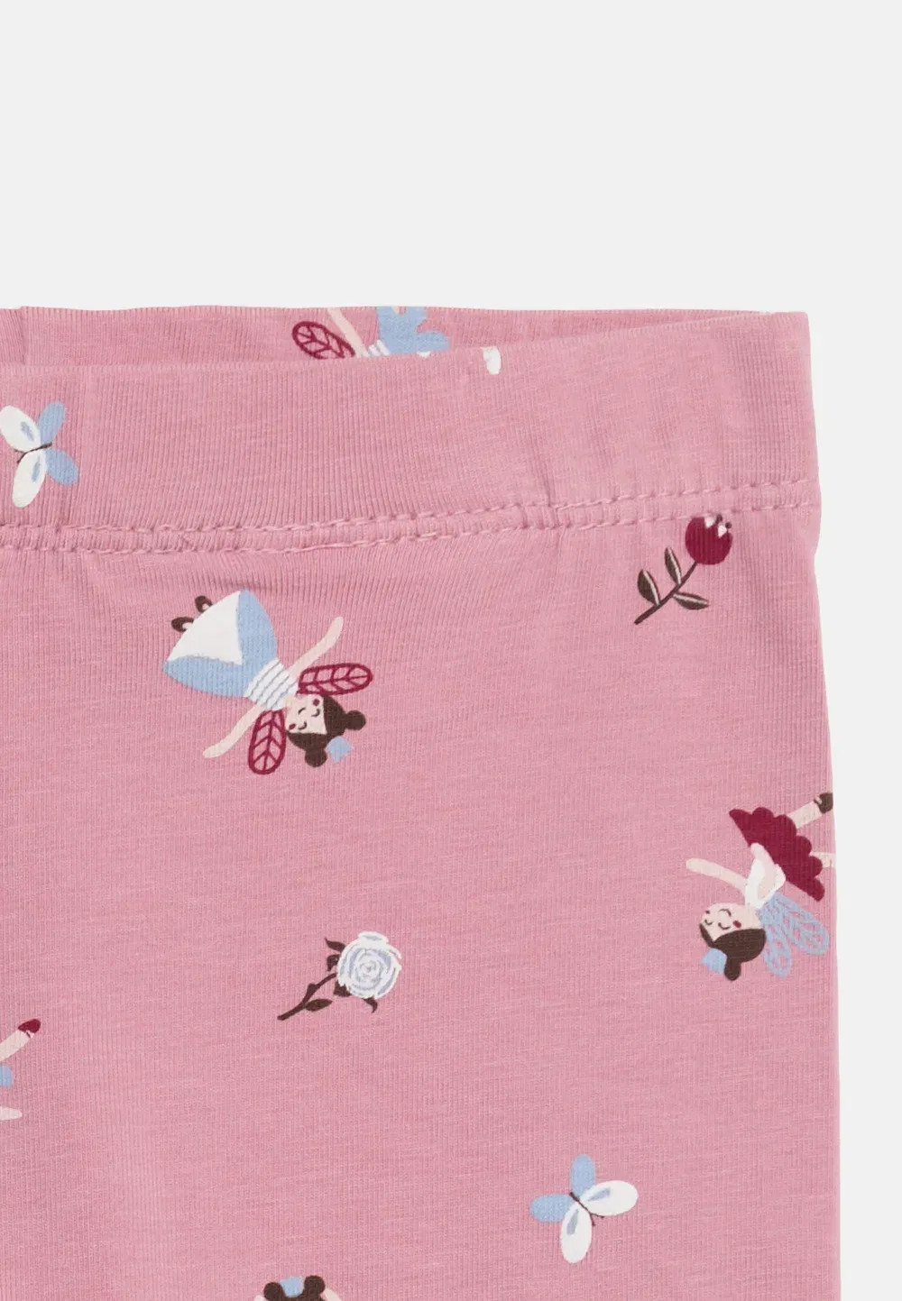 Nmfvivian 2 шт. - леггинсы - брюки Name It, Lilas/Vintage Indigo — фото 4