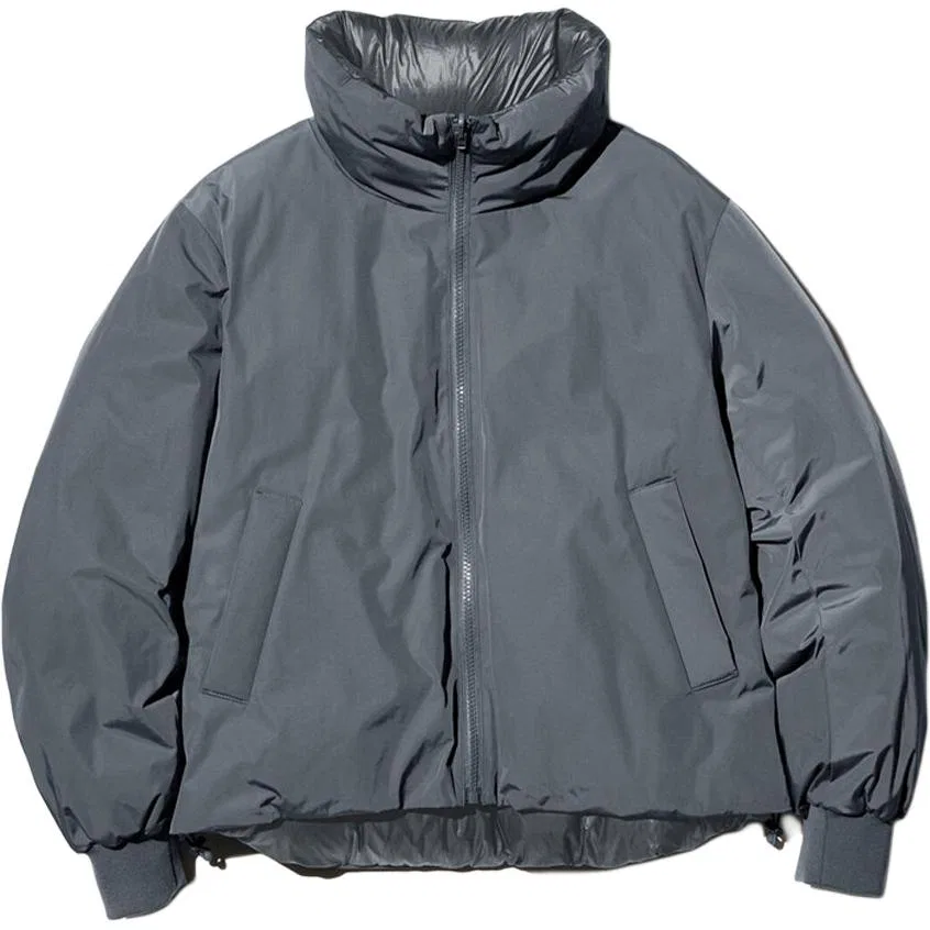 Детский пуховик с воротником-стойкой Lead Gray UNIQLO, 06 Lead Gray