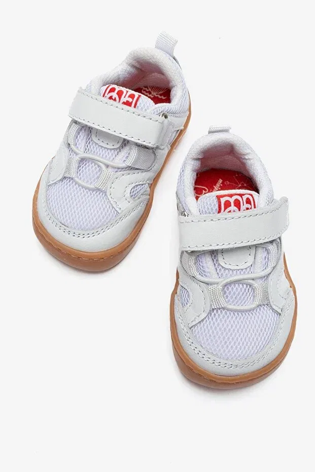 Детские кроссовки для девочек с ортопедической стелькой Mnpc, White — фото 3