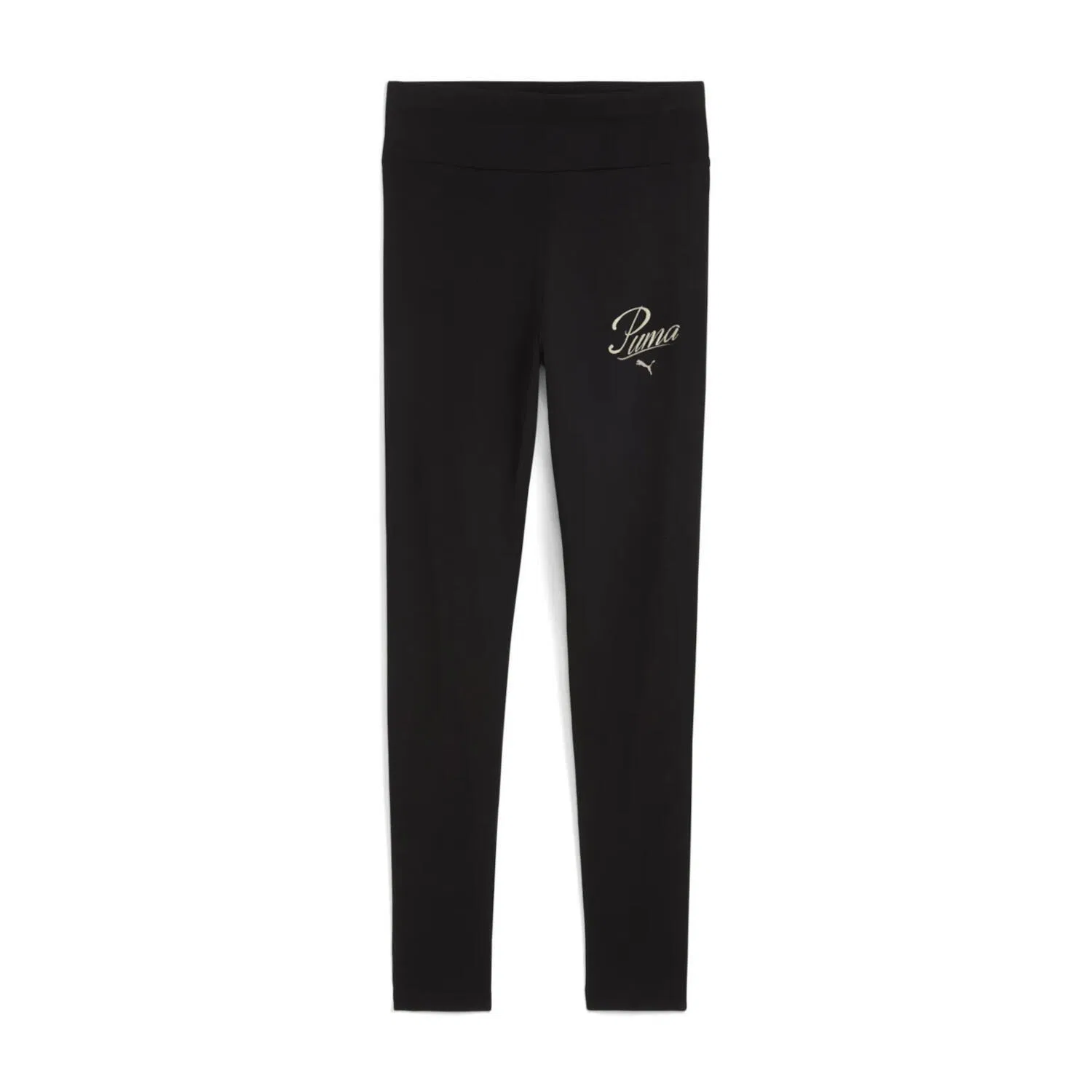 Детские леггинсы с высокой посадкой ESS SCRIPT High-Waist Puma, Schwarz