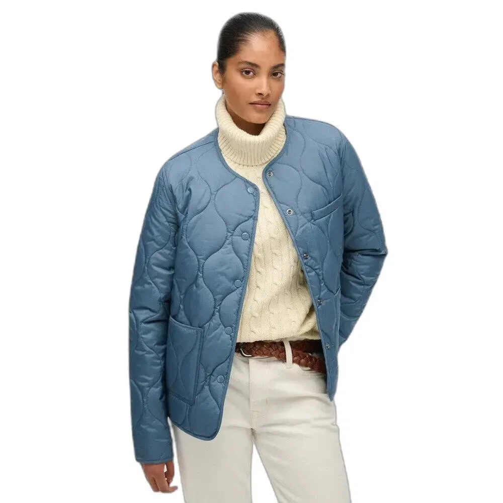 Женская стеганая куртка Lite Superdry, BLAU