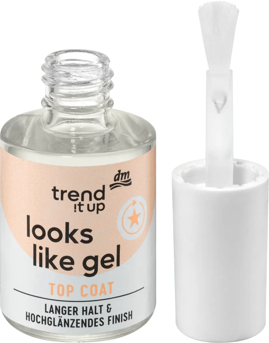 

Nagelgel Looks Like Gel Top Coat прозрачный 10,5мл trend !t up