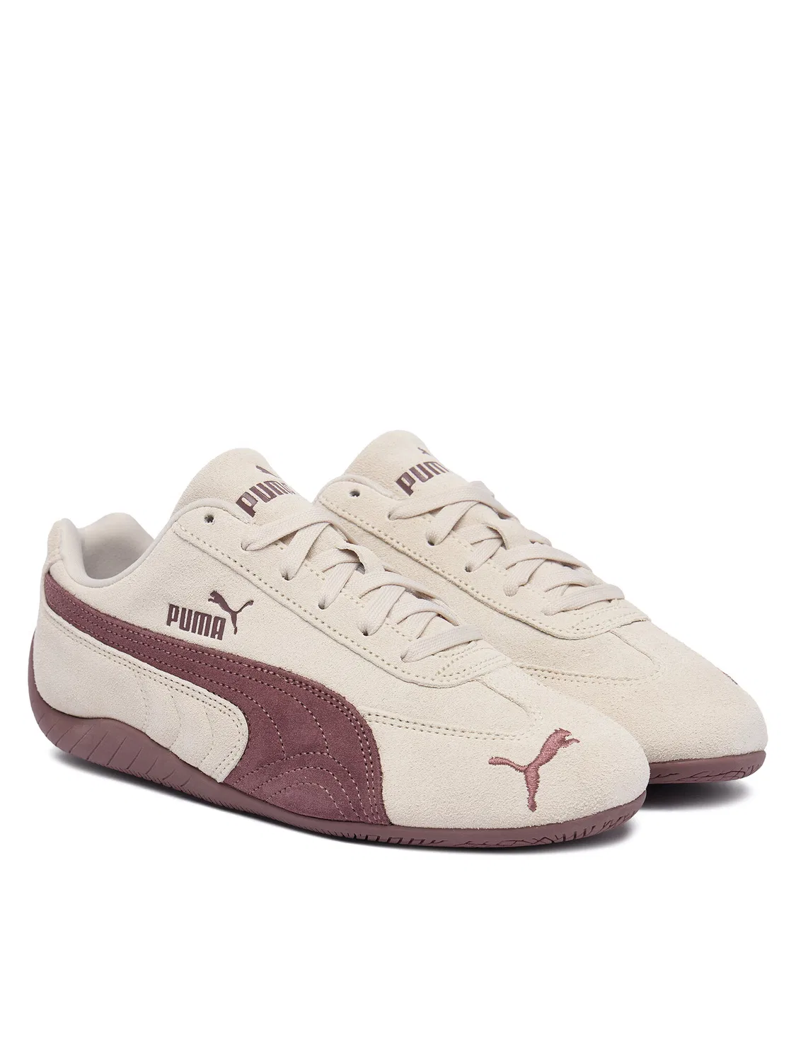Кроссовки для девочки Speedcat Jr Puma, бежевый — фото 2