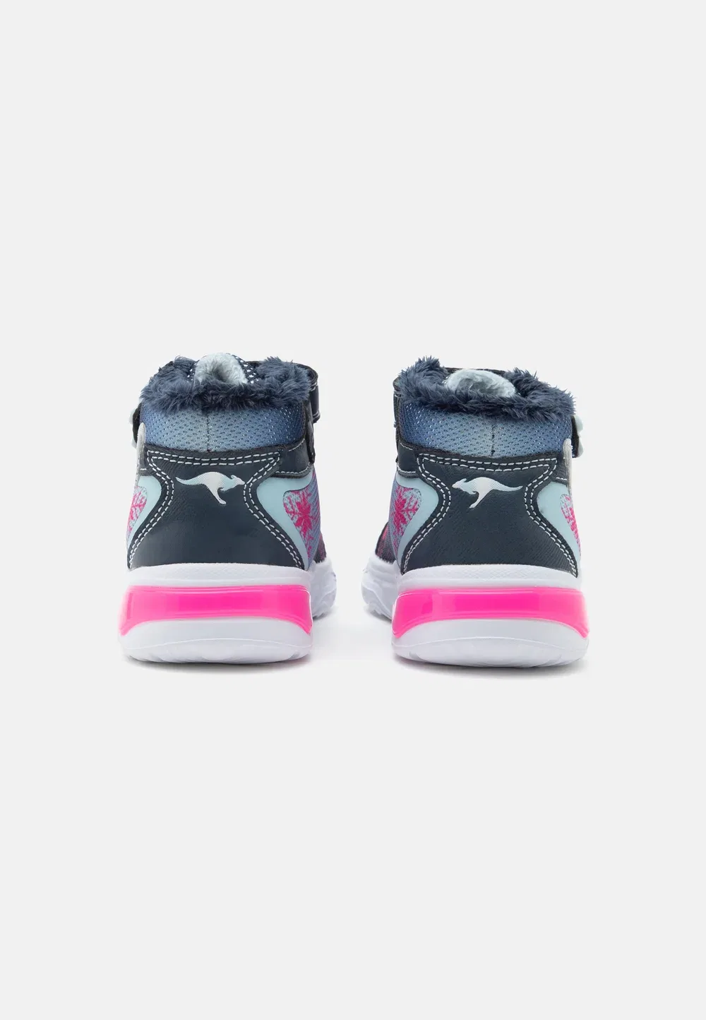 K slg adonis mid blinky - детские туфли Kangaroos, Dark Navy/Blue Sky — фото 3