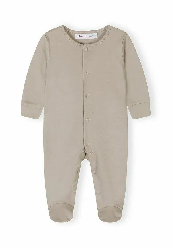 Комплект из 5 боди с длинным рукавом и закрытыми ножками, хлопок, Minoti, Beige/Apricot/Cream, бежевый/кремовый — фото 4