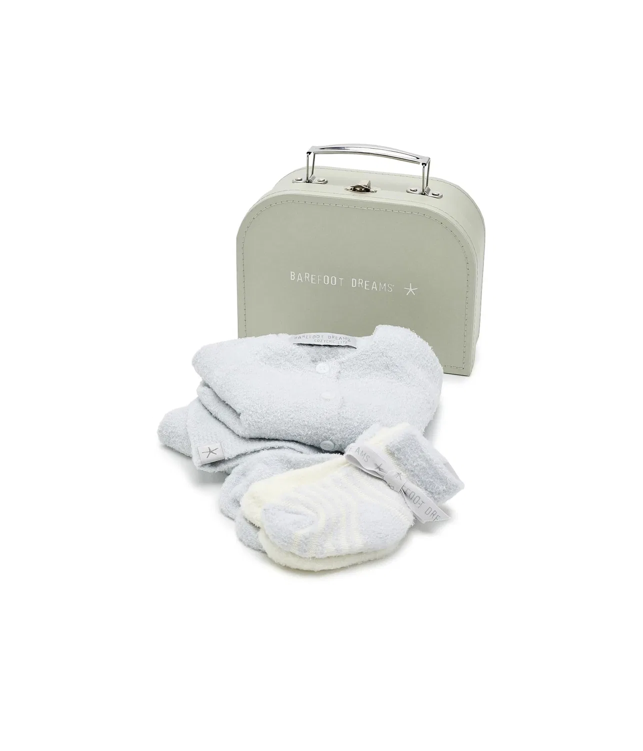 Набор Cozychic Lite для новорожденных (младенцев) Barefoot Dreams Kids, Blue