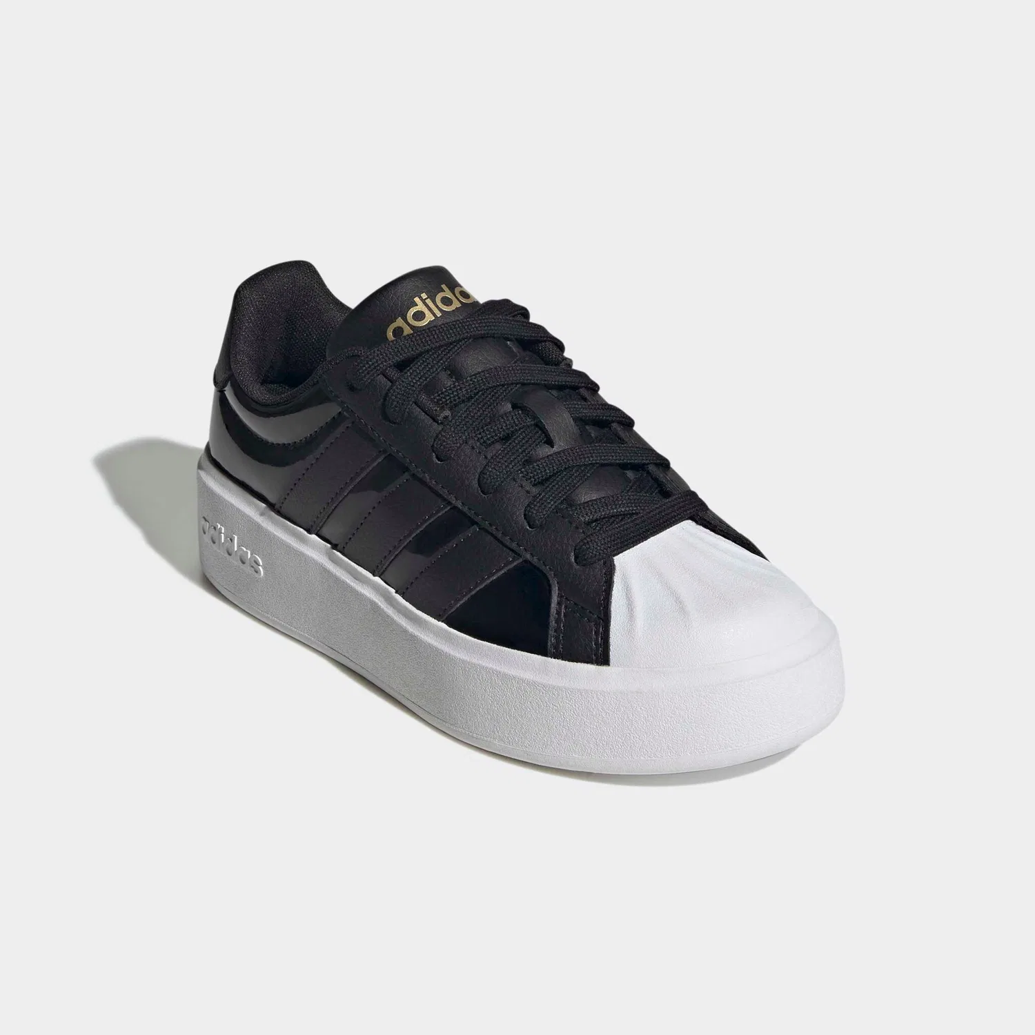 Детские кроссовки платформа Streettalk Bold Adidas Sportswear, Black/Gold