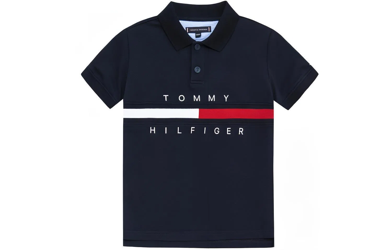 Детское поло с коротким рукавом Night Blue Tommy Hilfiger