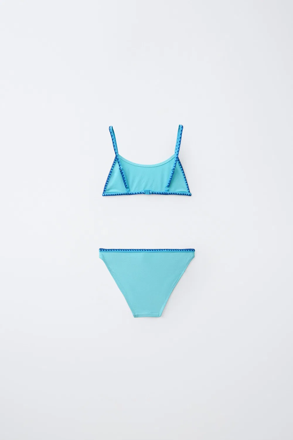 БЛЕСТЯЩЕЕ БИКИНИ ДЛЯ ДЕТЕЙ 6-14 ЛЕТ ZARA, Light Blue — фото 2