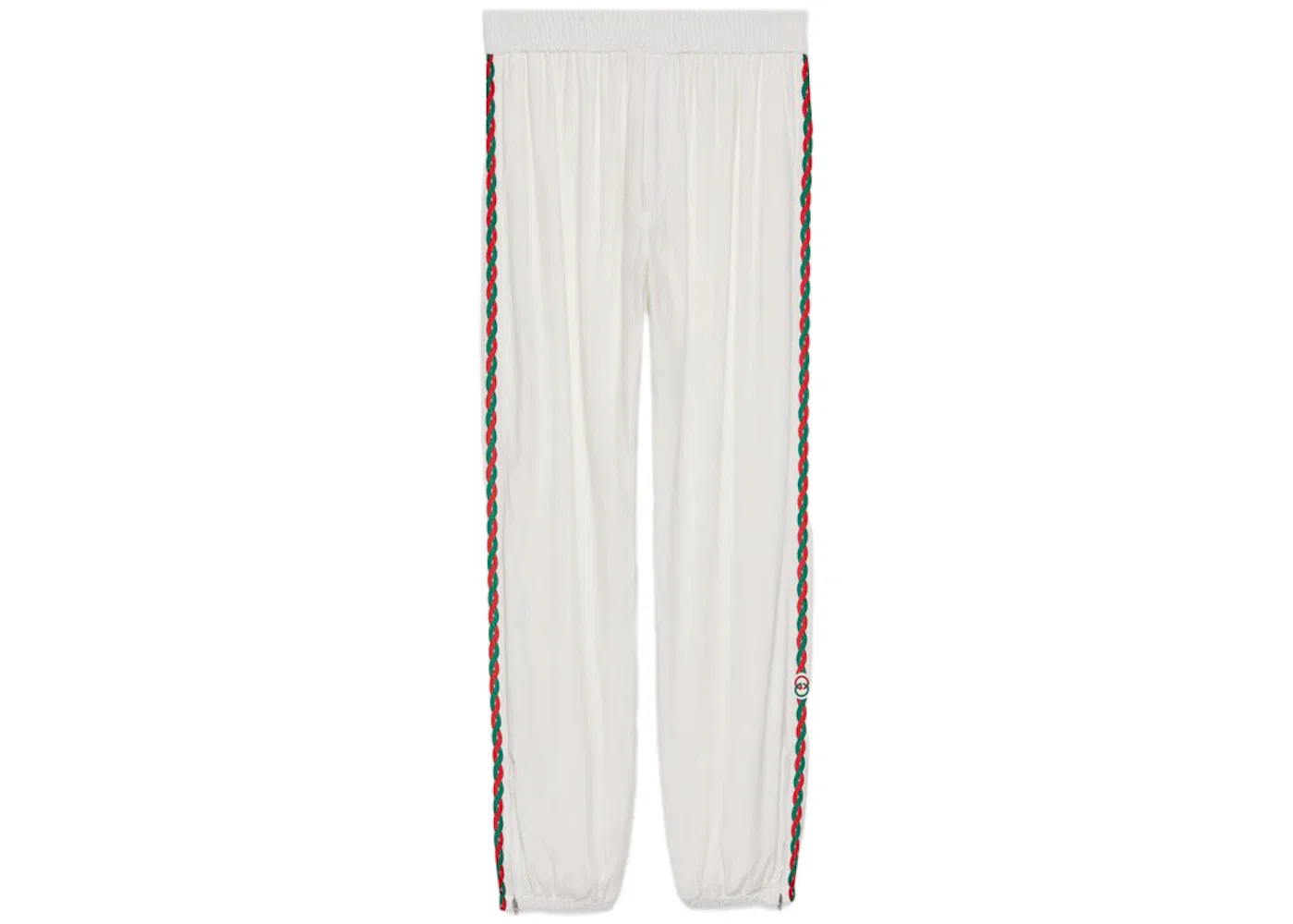 Мужские спортивные штаны с вышивкой Interlocking G Gucci, White