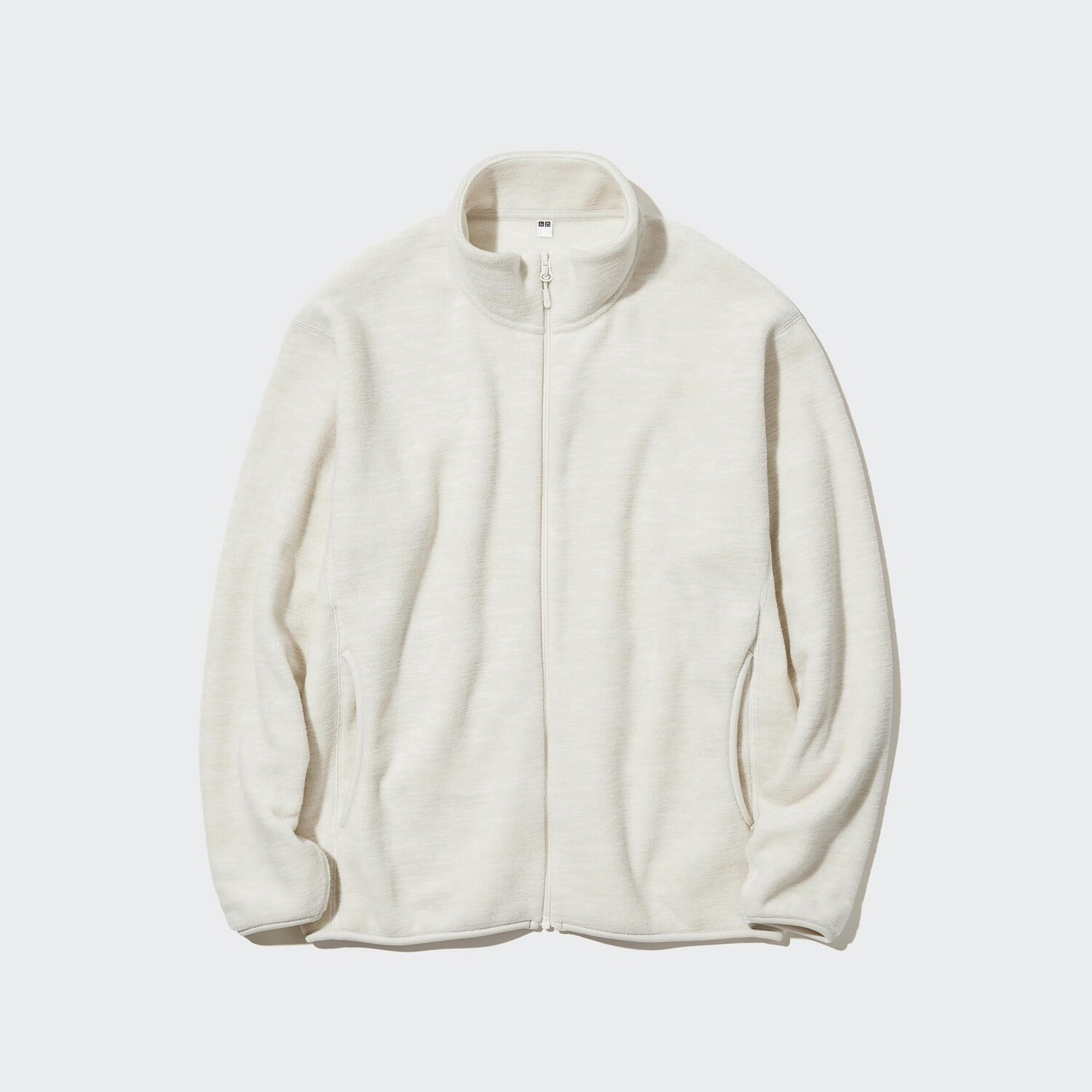 

Толстовка Heather Fleece на молнии Uniqlo, 01 молочн-белый, Бежевый, Толстовка Heather Fleece на молнии Uniqlo, 01 молочн-белый