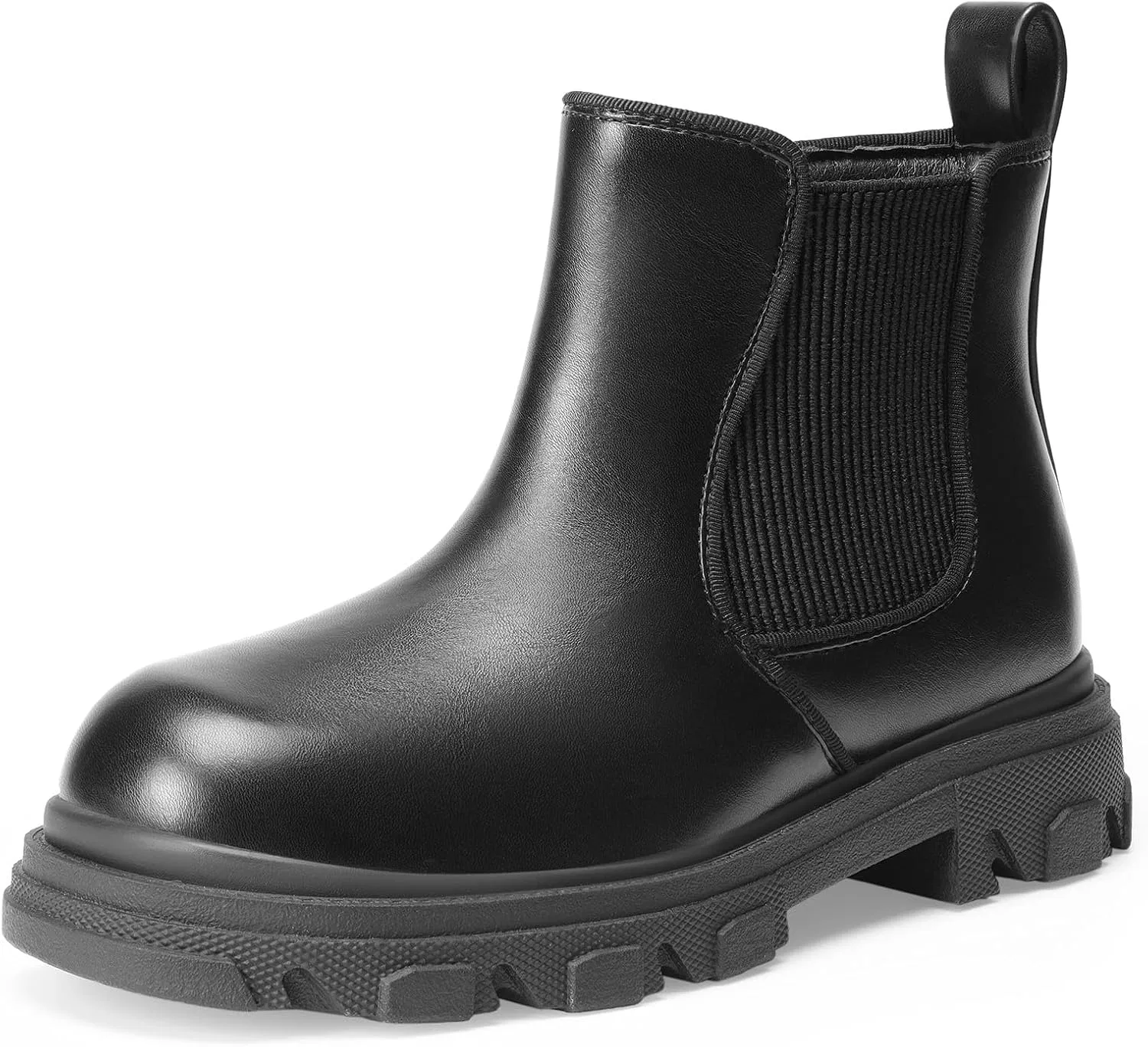 Детские ботинки-челси для девочек с молнией DREAM PAIRS, Black