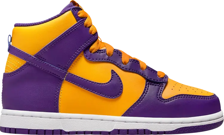 

Кроссовки Nike Dunk High PS 'Lakers', фиолетовый