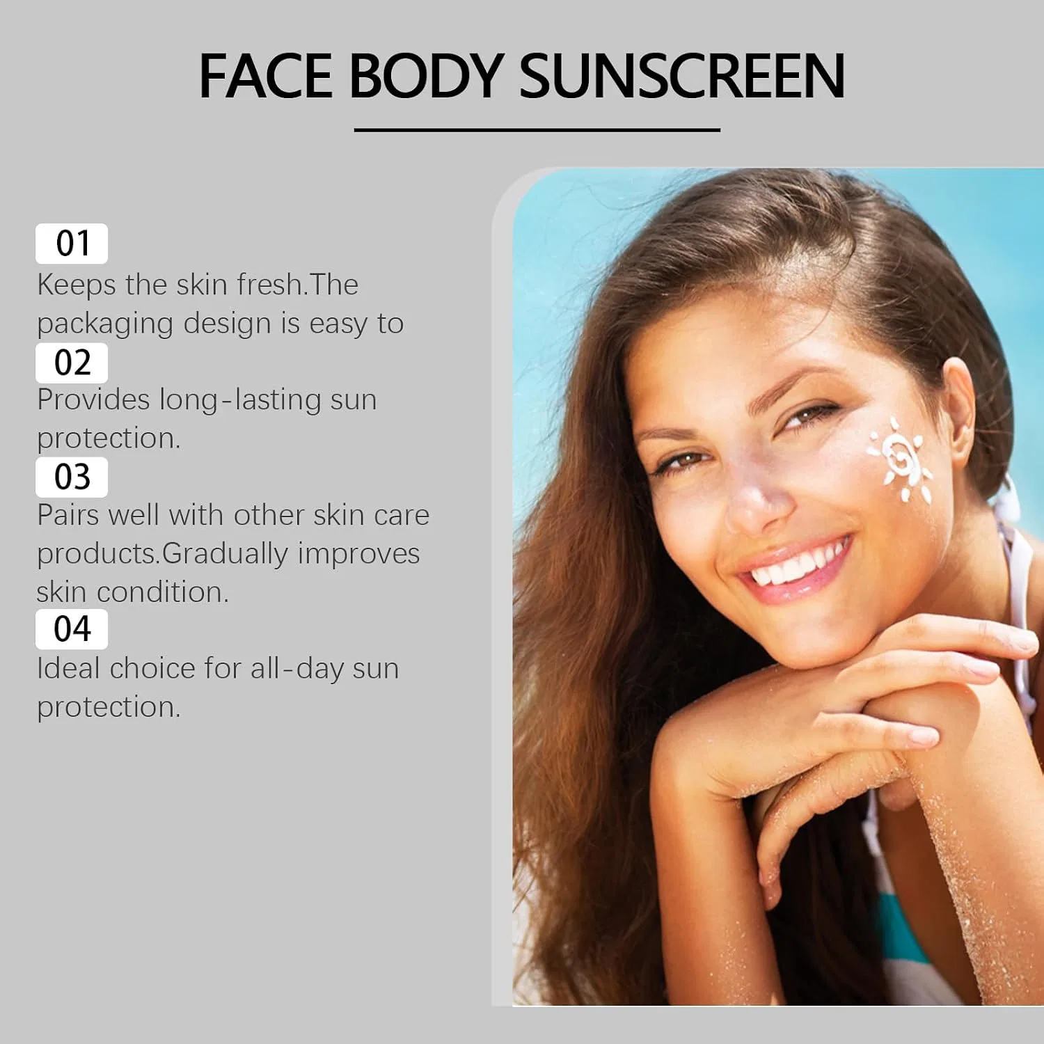Солнцезащитный крем для лица и тела, SPF 50, Rubu22a, 50 г — фото 3