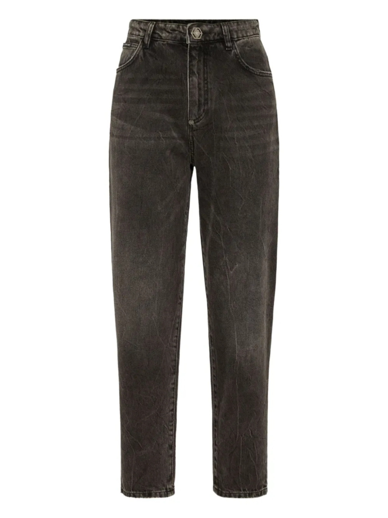 

Джинсы Mom Fit Philipp Plein, серый