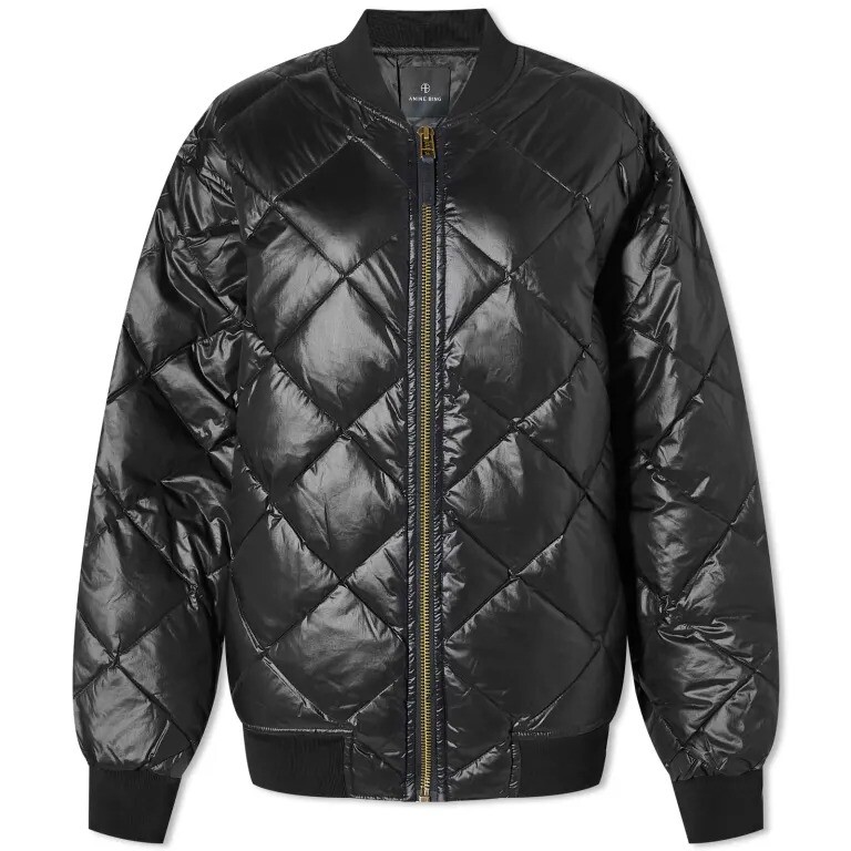 

Куртка Anine Bing Leo Puffer, черный