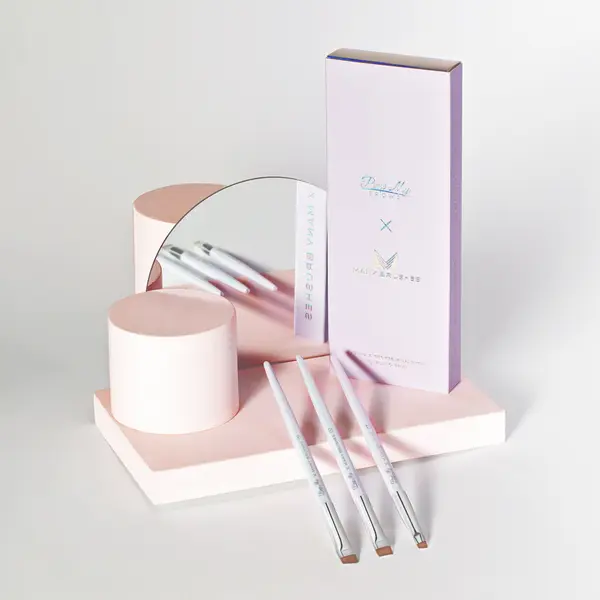 Набор из 3 точных кистей для бровей, 1 упаковка. Many Beauty Pimp my brushes x — фото 2
