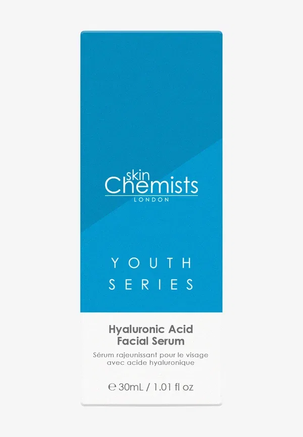 Сыворотка для лица с гиалуроновой кислотой Hyaluronic acid facial serum Skin Chemists, transparent 30 мл, прозрачный — фото 3