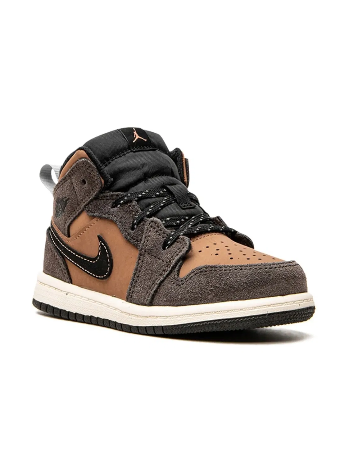 Кроссовки Jordan 1 Mid SE в коричневом цвете