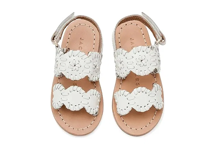 Сандалии Lauren Flat Sandals Jack Rogers Kids, White — фото 3