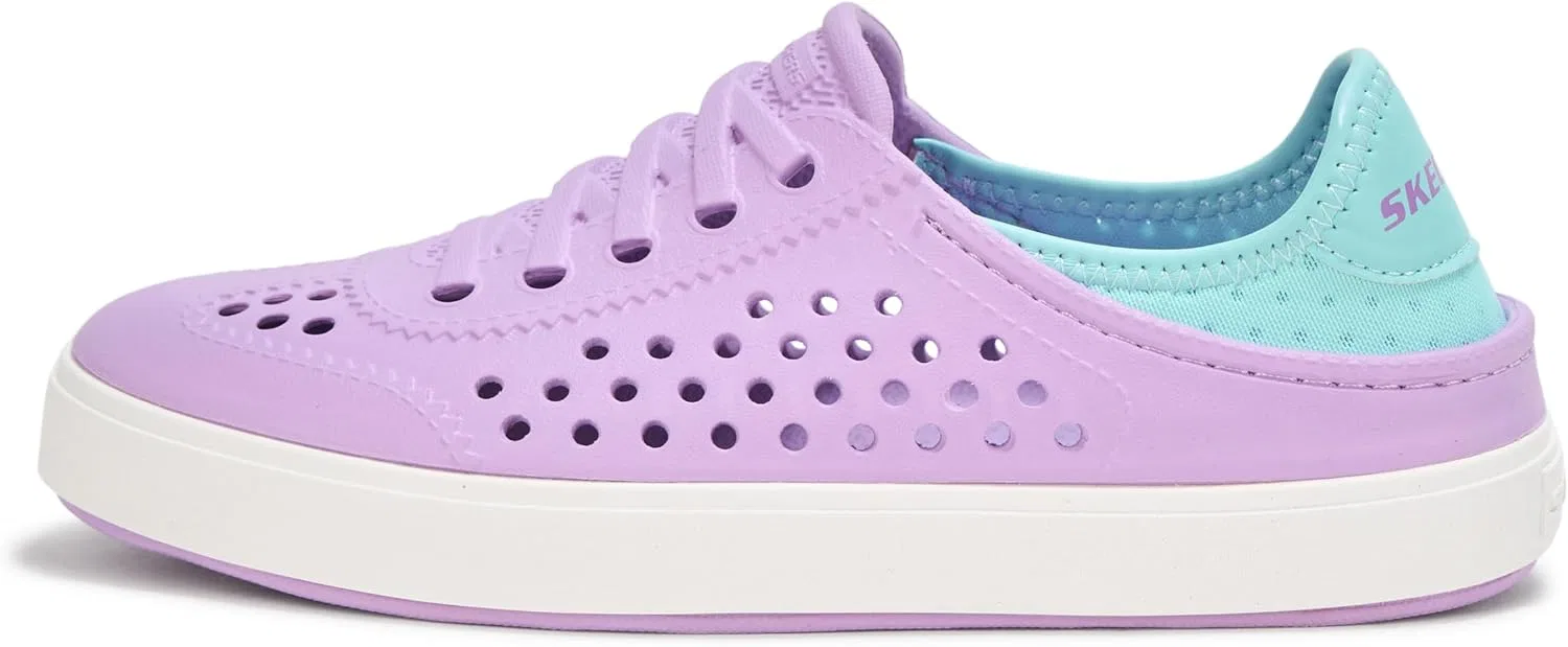Детские кроссовки для девочек Breezy Steps Foamies Skechers, Lavender/Aqua — фото 2