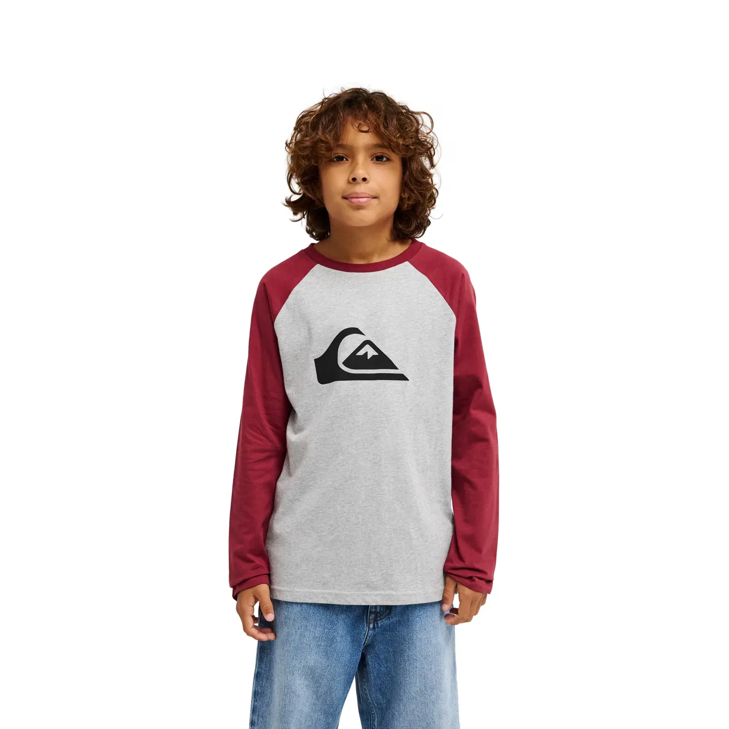 Детская футболка с длинным рукавом Quiksilver, Rojo Cereza